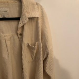 American Eagle Corduroy Button Up Shirt
